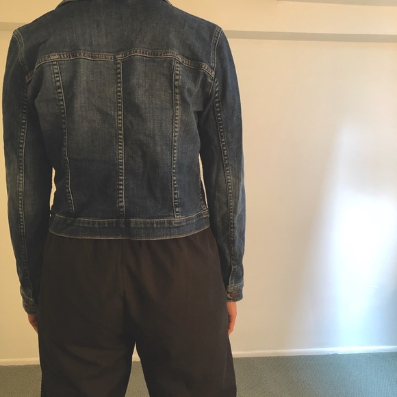Eileen Fisher Cropped Jean Jacket - Picture 3 of 11
